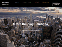 Tablet Screenshot of metrobuilding.biz