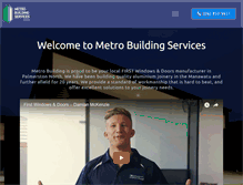 Tablet Screenshot of metrobuilding.co.nz